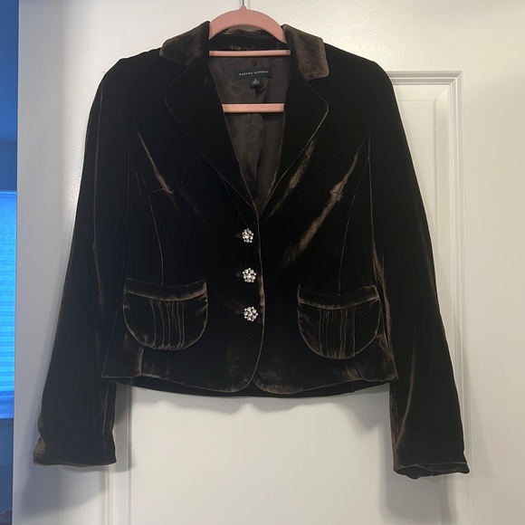 Banana Republic Velvet Blazer - Picture 1 of 10